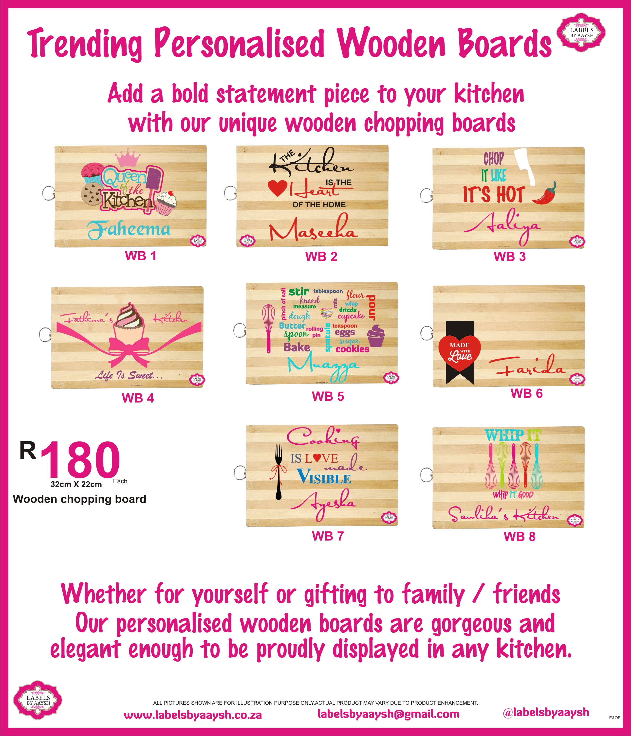 chopping board ad